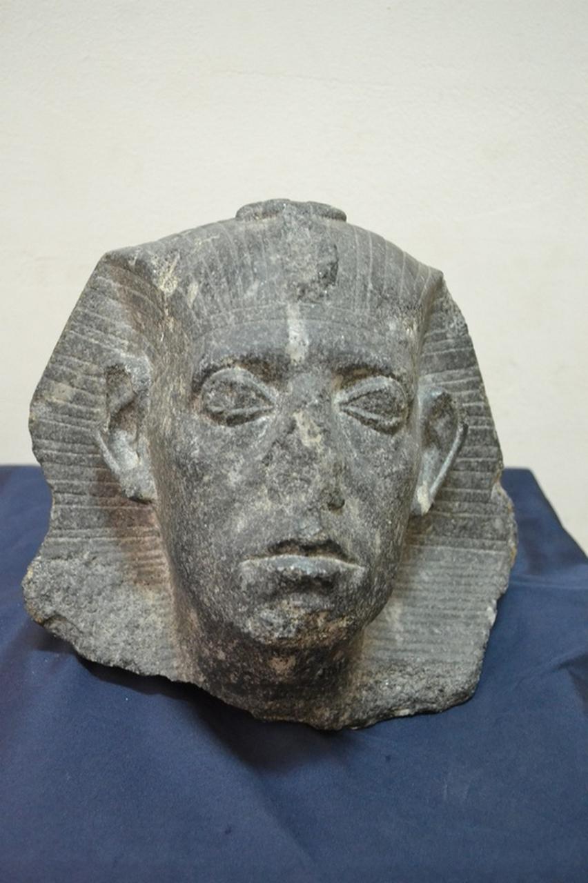 رأس -سنوسرت الثالث- قطعة الشهر بالمتحف المصري احتفالا بعيد الشرطة